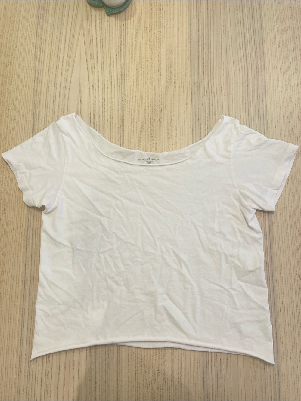 Pink off the shoulder brandy tee